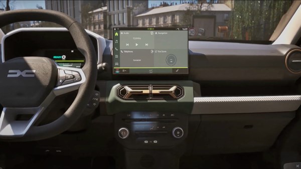 Dacia Spring - The driver's position