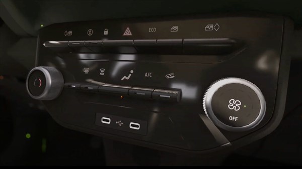 Dacia Spring - Air conditioning system