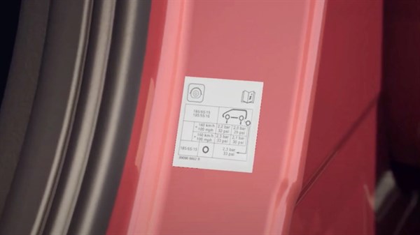 Tyre pressure monitoring system - Dacia Spring