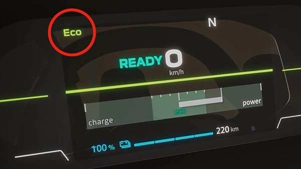 Eco mode - Dacia Spring