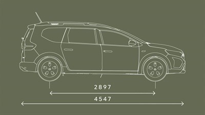 New Jogger side dimensions