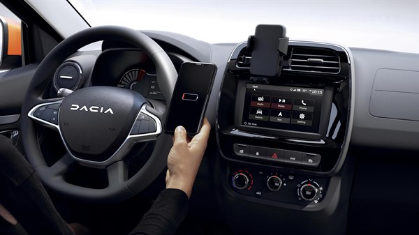 All-New Dacia Spring induction smartphone charger