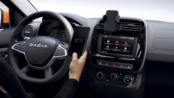 All-New Dacia Spring induction smartphone charger