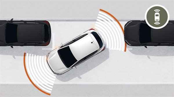 Parking assistance and rear view camera - Sandero Stepway